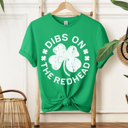 Vintage Green Irish TShirt Gift for St Patrick's Day 2025
