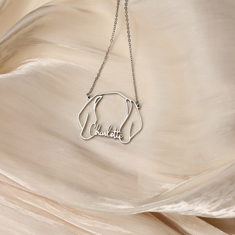 Personalized Pet Head Name Necklace?