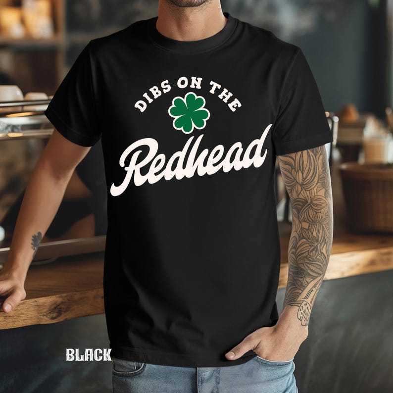 Lucky T-Shirt for Irish Celebrations, Gift for Redheads