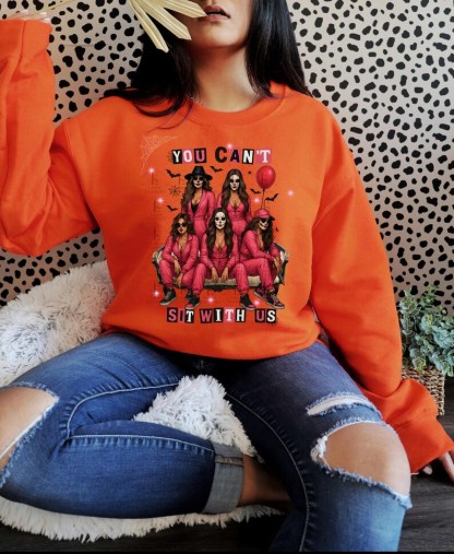 "Spooky Mean Girls" You Can't Sit With Us Halloween Tees & Sweatshirts