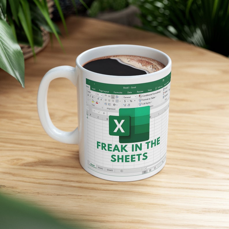 Freak In The Sheets - Excel Spreadsheet Mugs