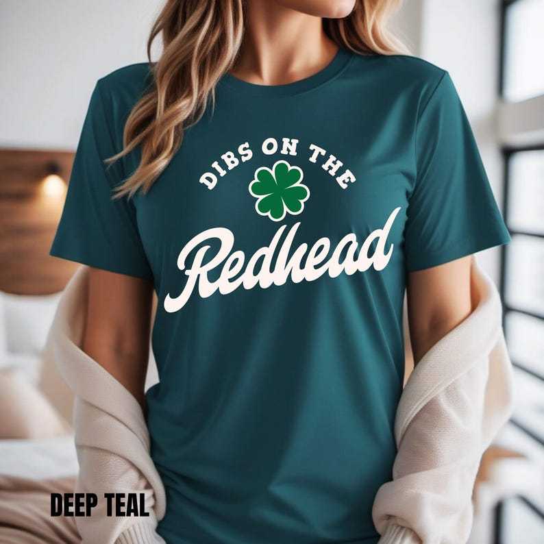 Lucky T-Shirt for Irish Celebrations, Gift for Redheads