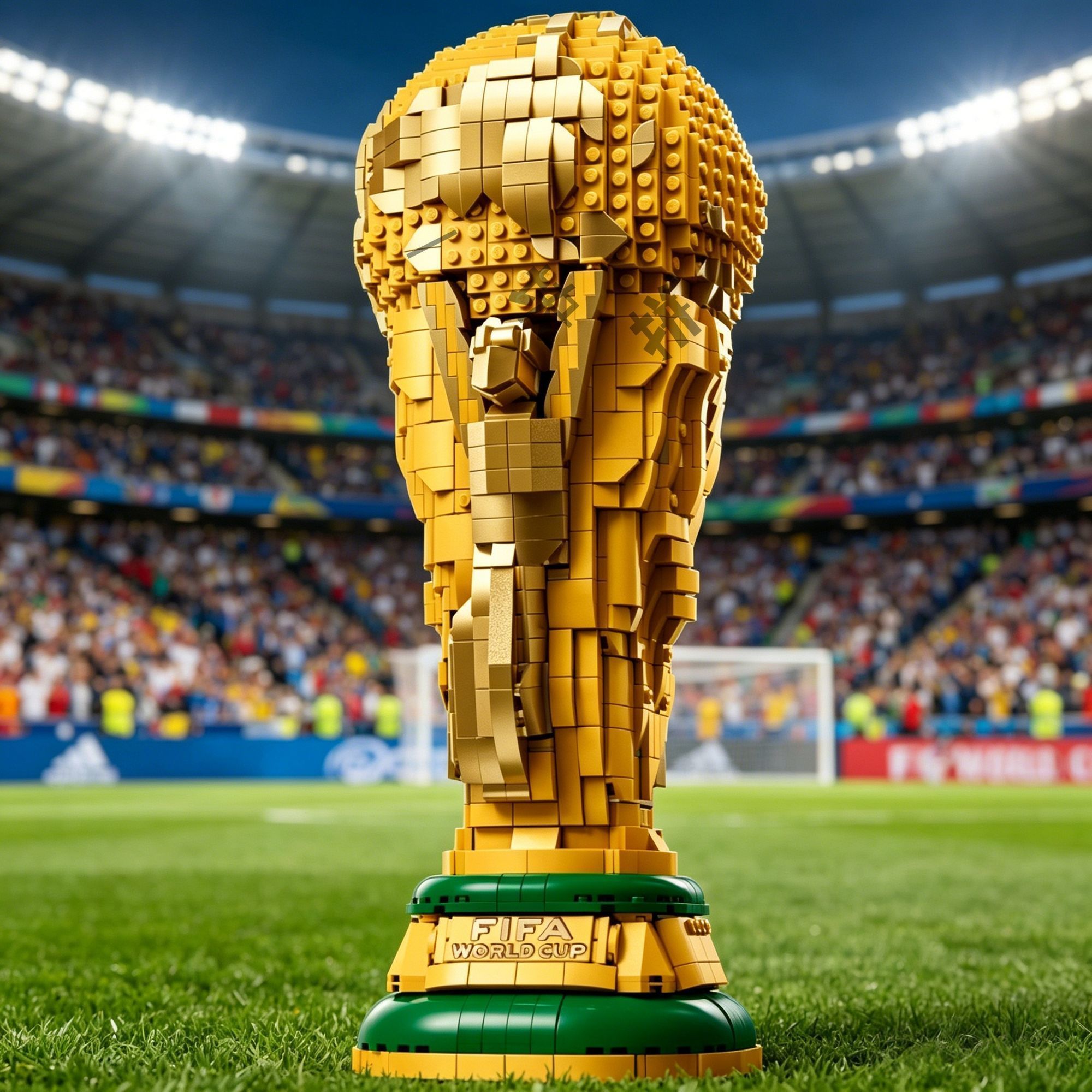 World Cup Trophy Building Blocks