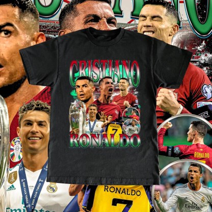 Vintage Portuguese No. 7 Soccer Legend Graphic T-Shirt/Crewneck/Hoodie