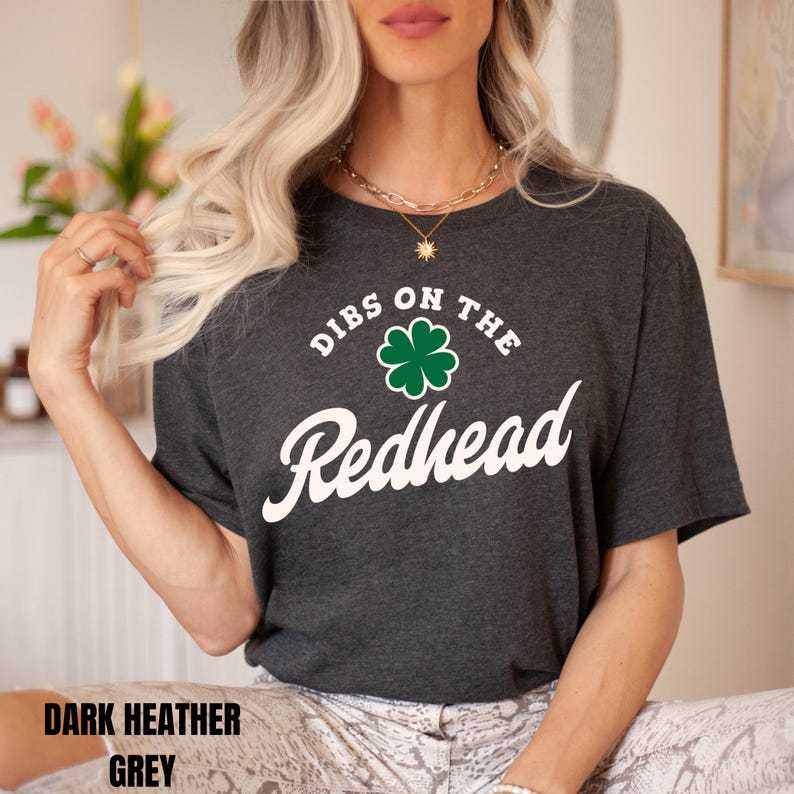 Lucky T-Shirt for Irish Celebrations, Gift for Redheads