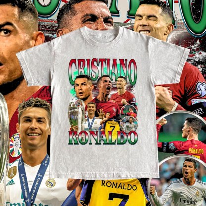 Vintage Portuguese No. 7 Soccer Legend Graphic T-Shirt/Crewneck/Hoodie