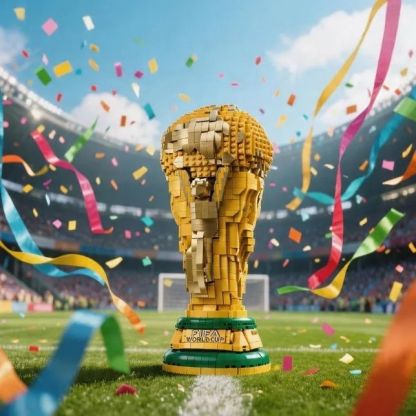 World Cup Trophy Building Blocks