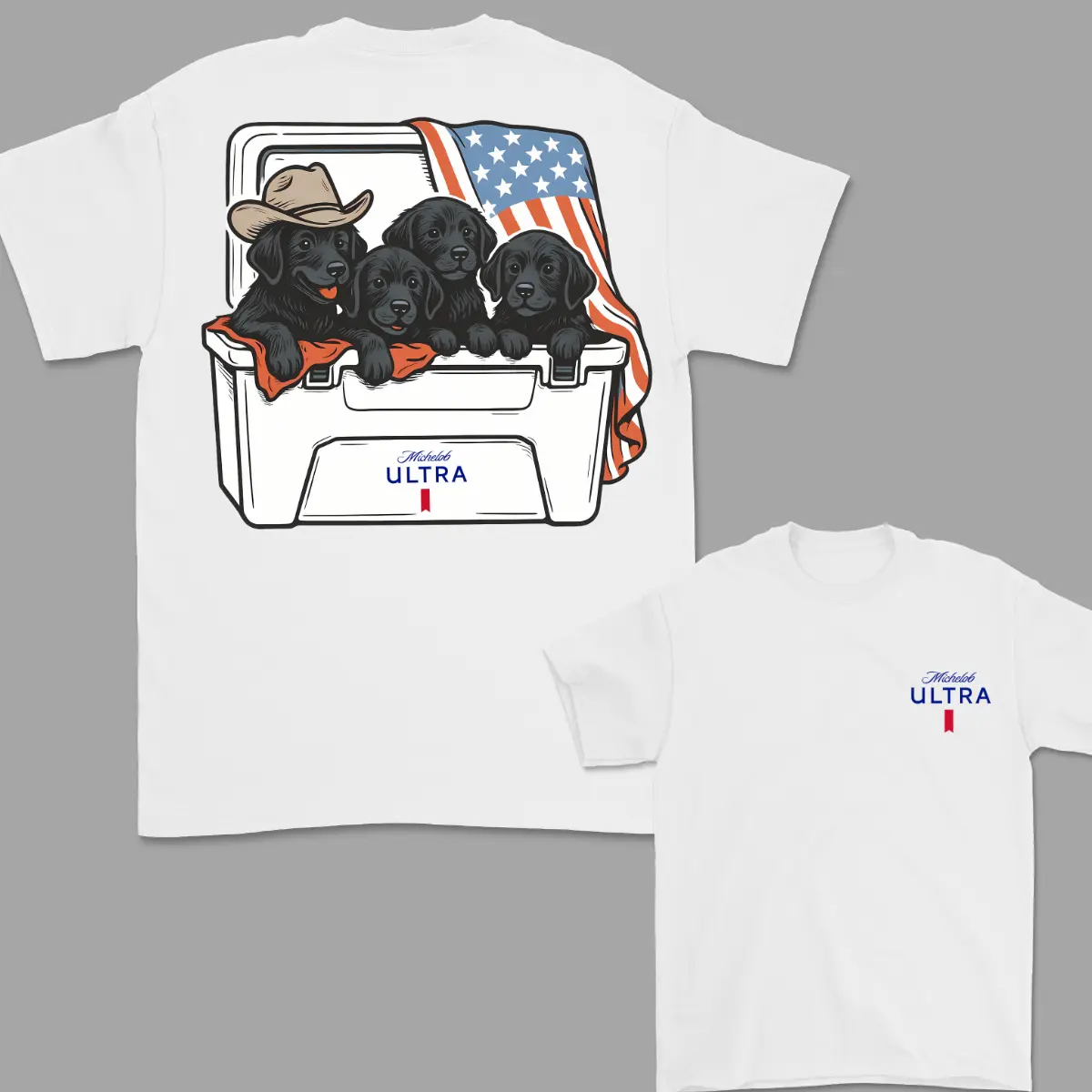Black Labrador T-shirt, Dogs Beer Tees