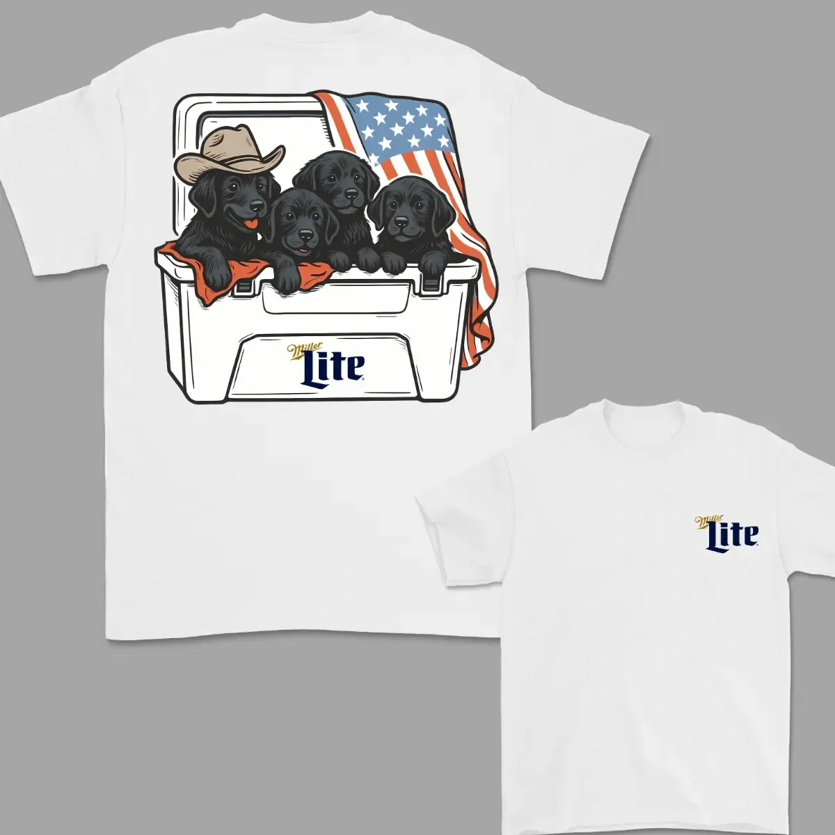 Black Labrador T-shirt, Dogs Beer Tees