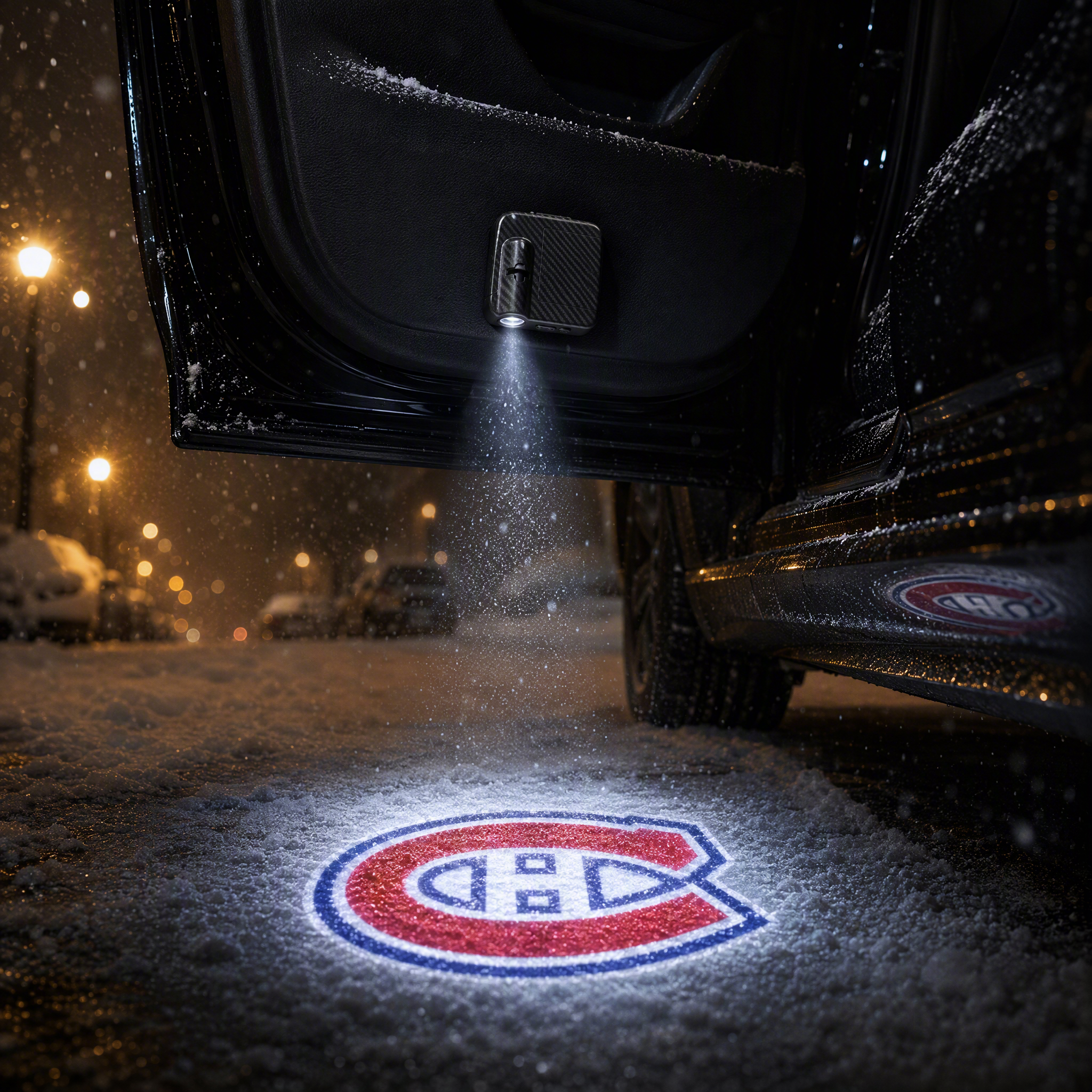 Hockey LED Car Door Projector Light