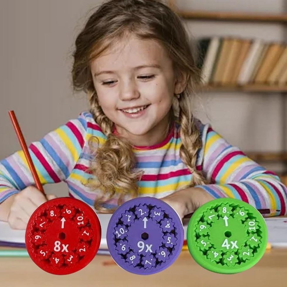 Math Facts Fidget Spinners