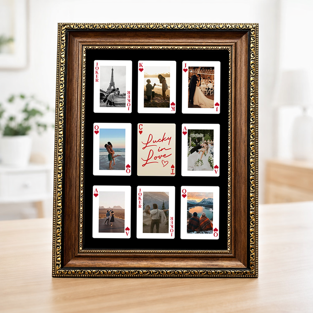 Custom Photo Playing Cards Frame