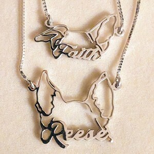 Personalized Pet Head Name Necklace?
