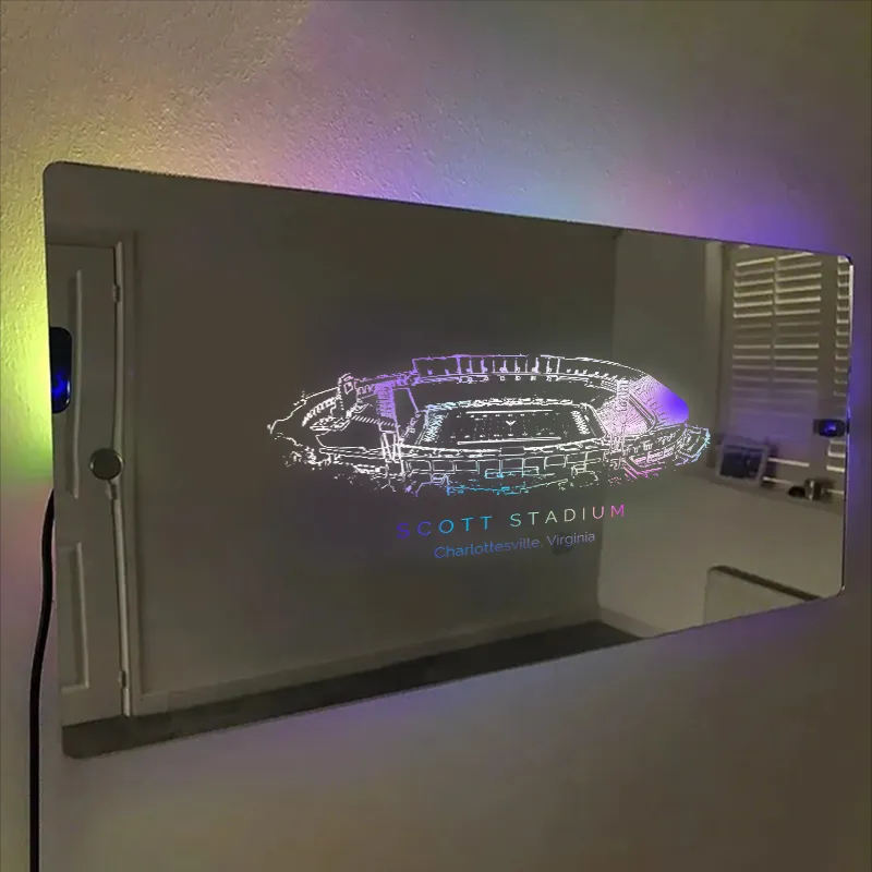 Scott Stadium(Virginia)  Mirror Light-Gifts For Sports Lovers、Virginia Cavaliers、NCAA