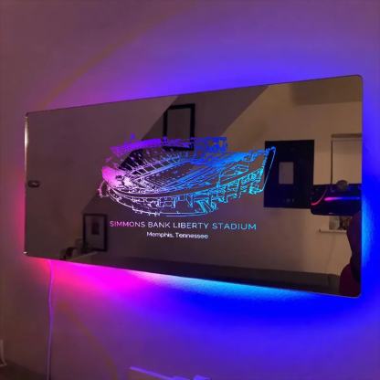 Simmons Bank Liberty Stadium Mirror Light-Gifts For Sports Lovers、Memphis Tigers 、Memphis 901 FC、Memphis Oilers、Tennessee