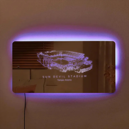 Sun Devil Stadium Mirror Light-Gifts For Sports Lovers、Sun Devils、Arizona Cardinals、NCAA、Arizona