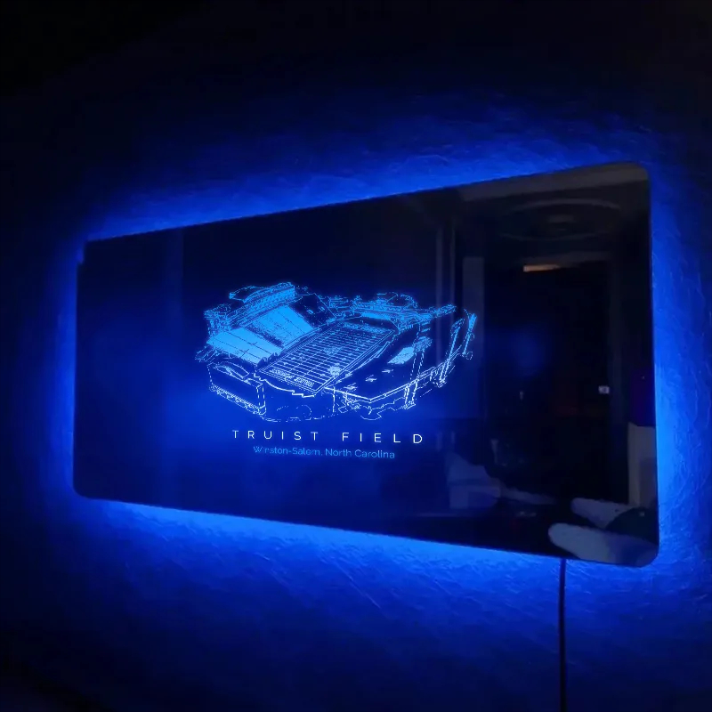 Truist Field Stadium Mirror Light-Gifts For Sports Lovers、Wake Forest Demon Deacons、NCAA、North Carolina
