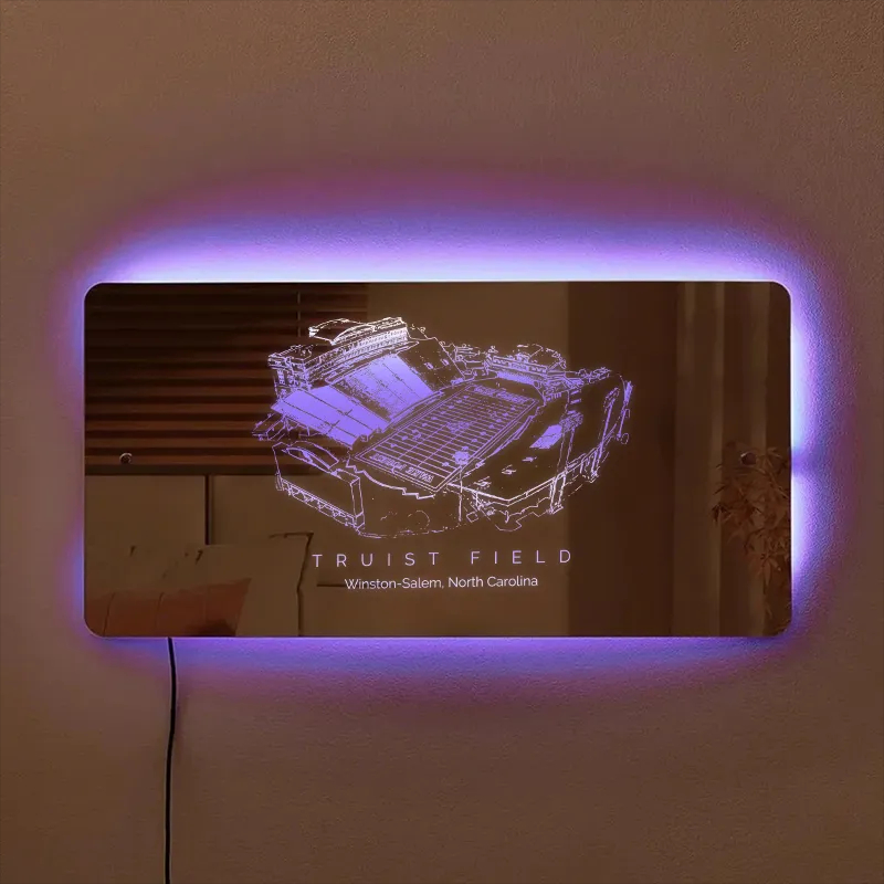 Truist Field Stadium Mirror Light-Gifts For Sports Lovers、Wake Forest Demon Deacons、NCAA、North Carolina
