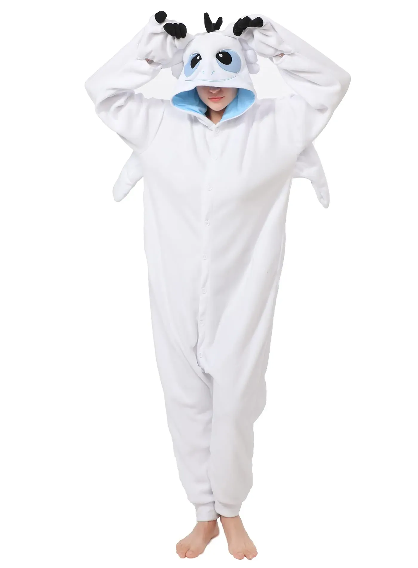 Cartoon facecloth one-piece pajamas