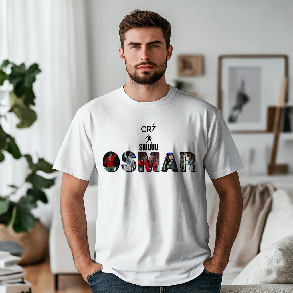CR7 Retro Manga Collage Tee | Cristiano Ronaldo Fan Shirt