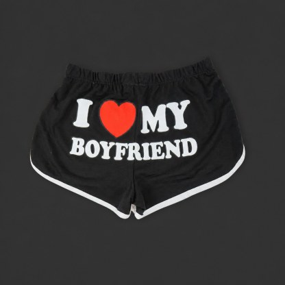 I Love My Boyfriend Comfy Lounge Shorts