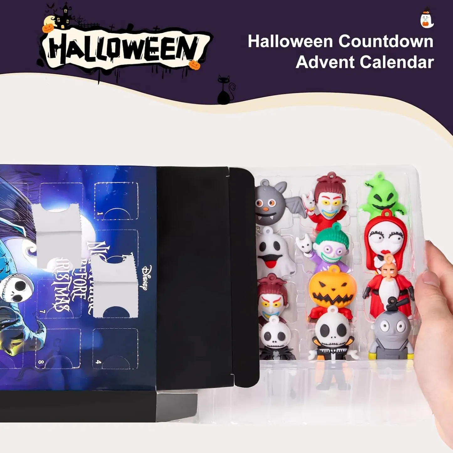 Nightmare Christmas advent calendar display