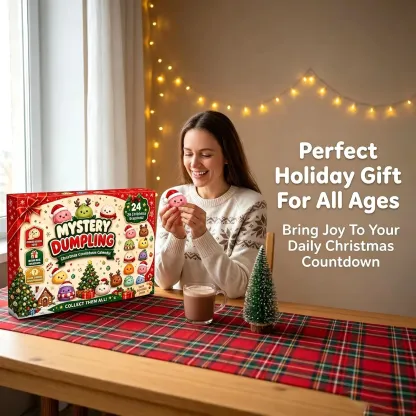 Christmas dumpling squishy advent calendar gift