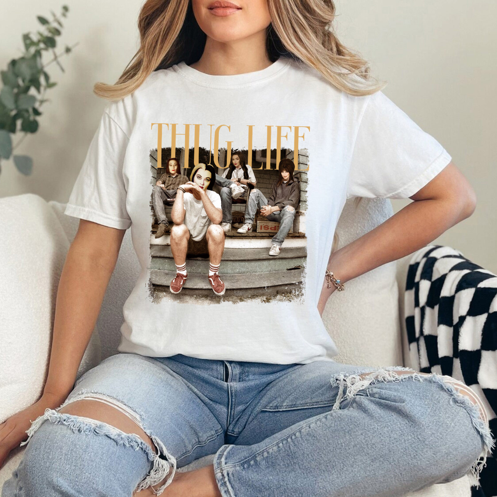 Thug Life Halloween Street Style T-shirt Hoodie Sweatshirt