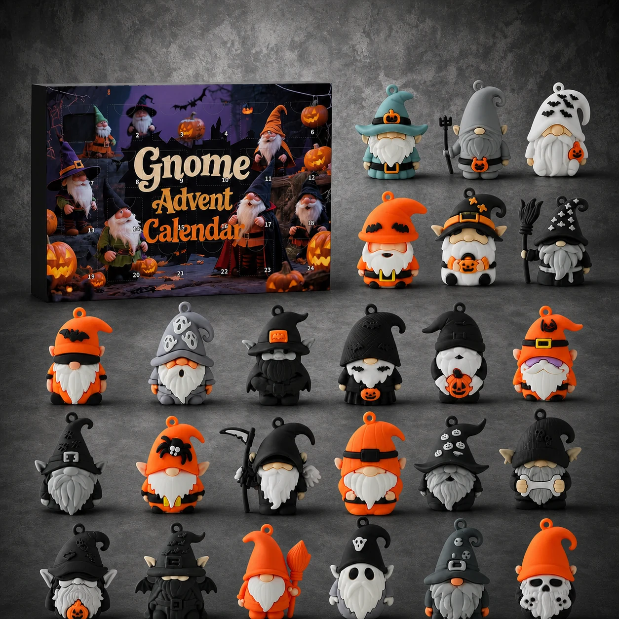 2026 Halloween Gnome Advent Calendar - 24-Day Countdown