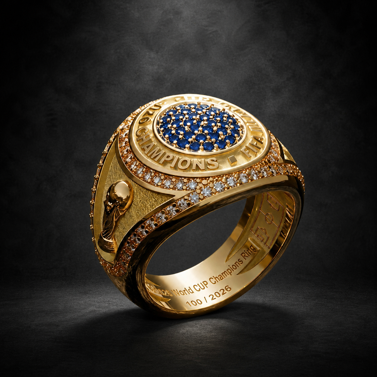 Limited Edition 2026 World Cup Champions Replica Ring  