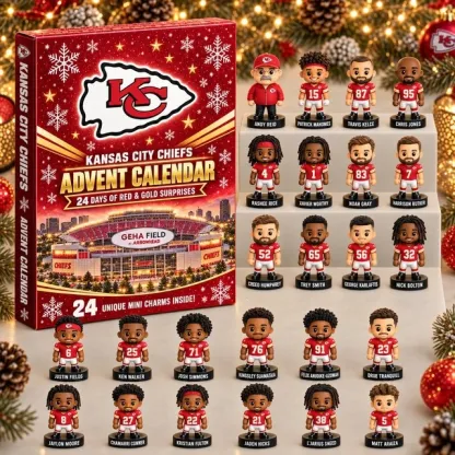 2026 Football Advent Calendar - Kansas City Chiefs Edition Blind Box