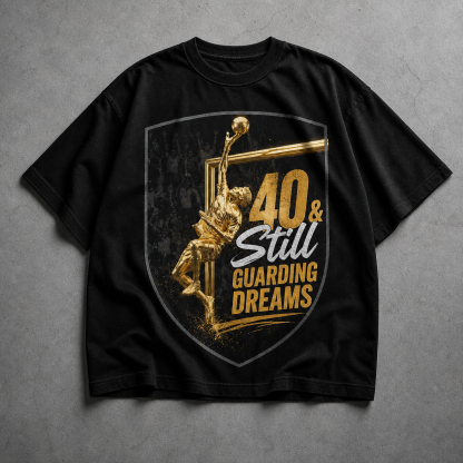 Vintage "40 & Still" Soccer Goalkeeper Heavyweight Shirt