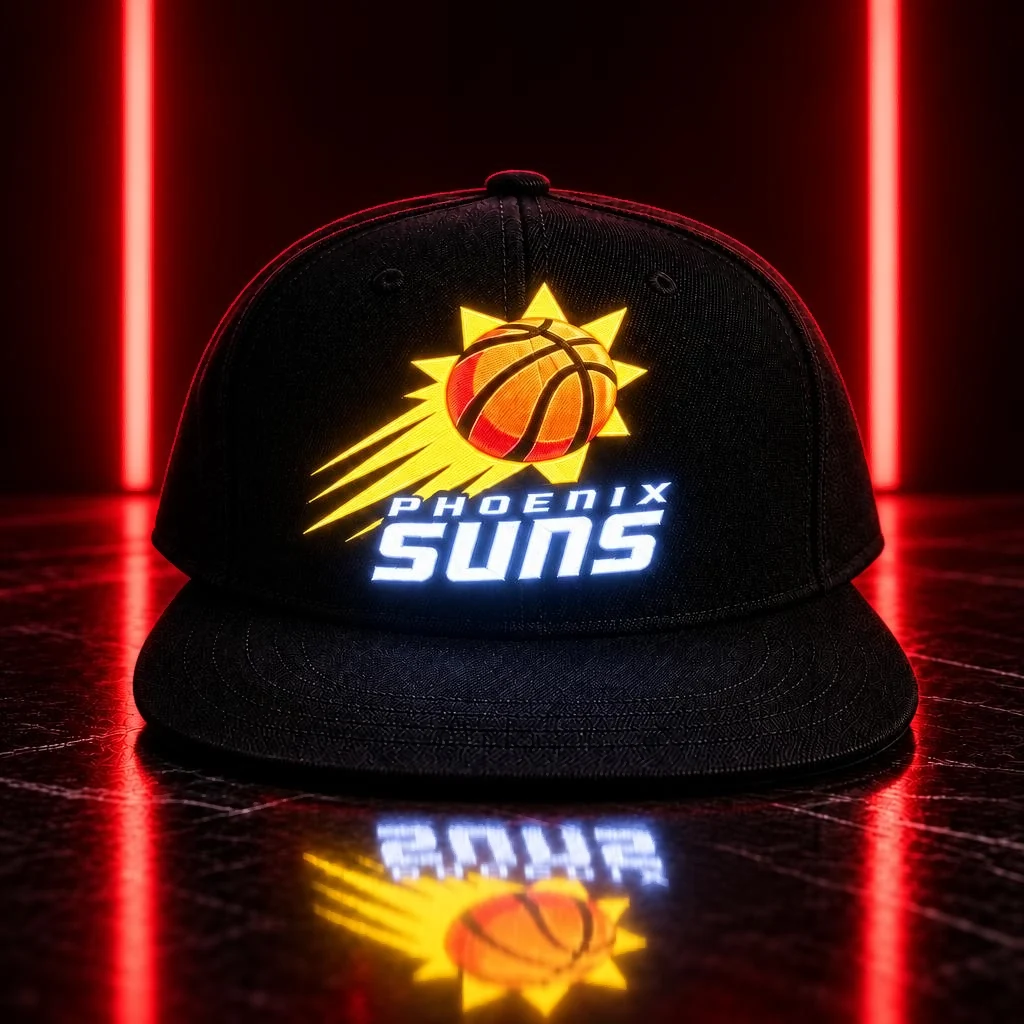Phoenix Suns LED Light-Up Basketball Fan Snapback Cap