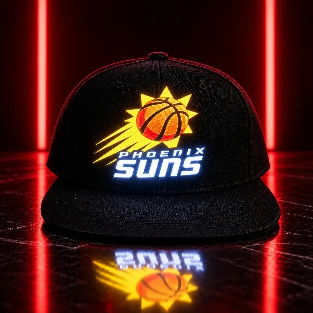 Phoenix Suns LED Light-Up Basketball Fan Snapback Cap