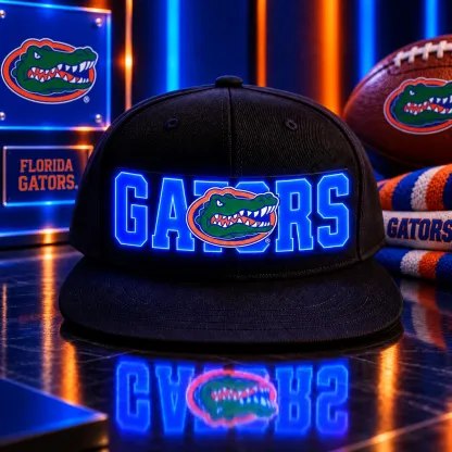Florida Gators LED Light-Up College Football Fan Snapback Cap