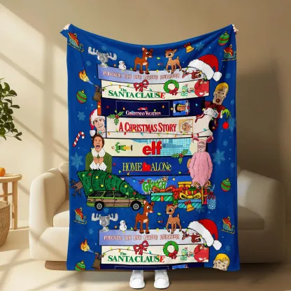 Christmas movie blanket