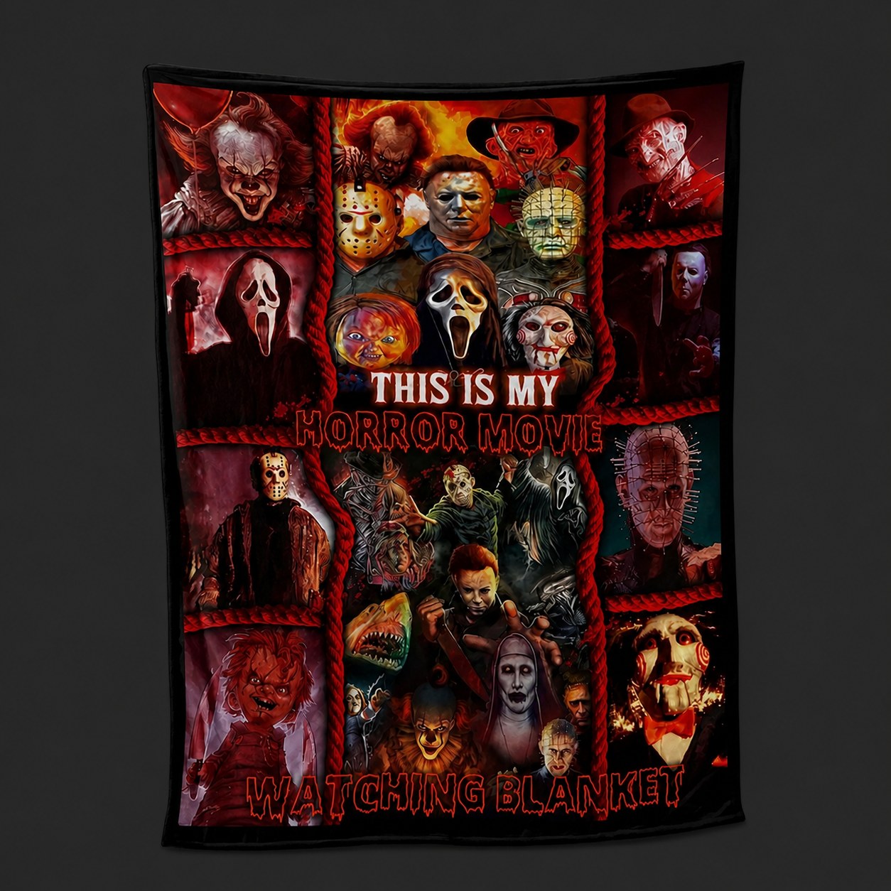 This is My Horror Movie Watching Blanket