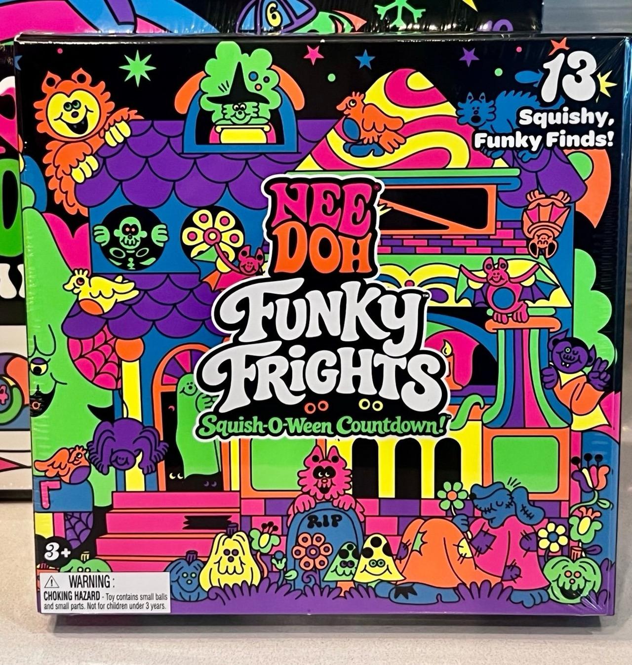 NeeDoh Funky Frights Countdown Halloween 2026 Calendar