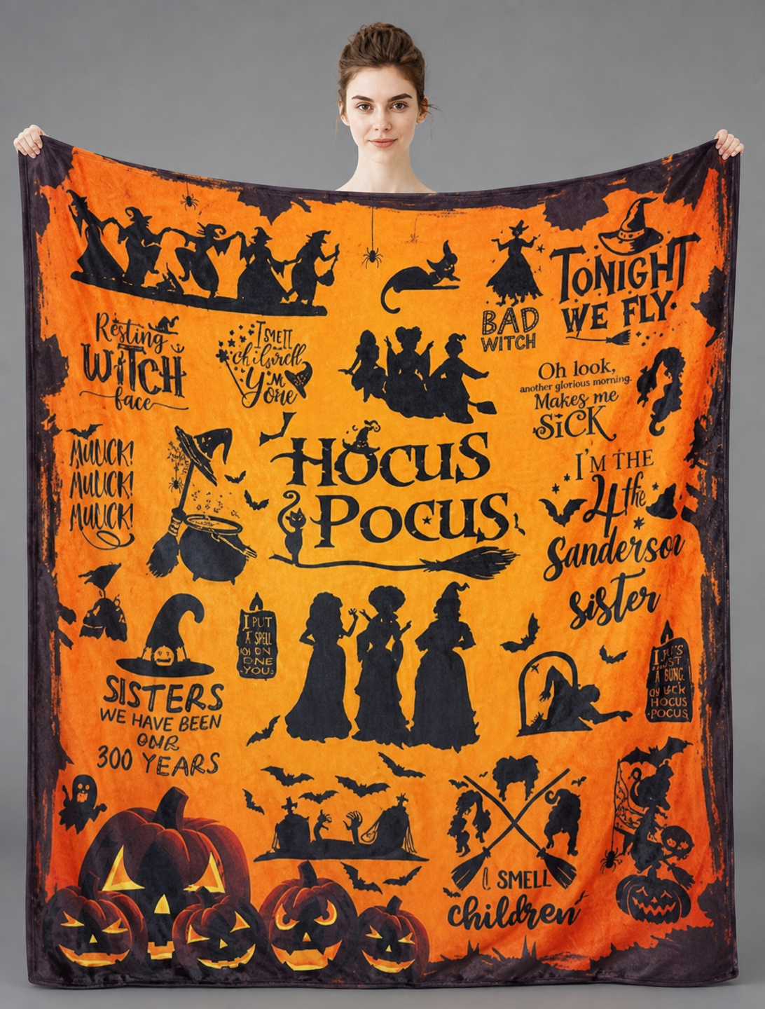 “Hocus Pocus” Halloween Movie Magic Blanket