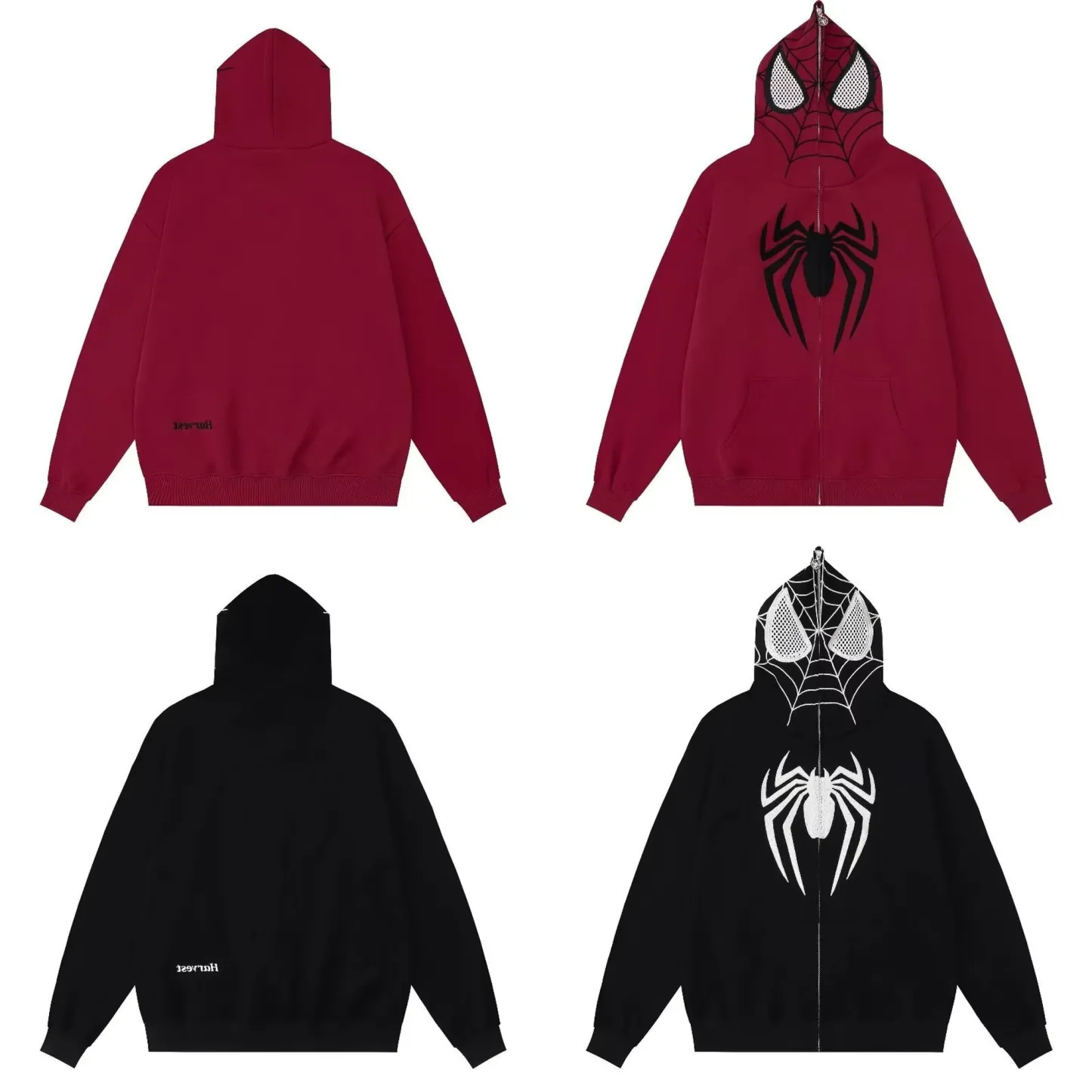 Spidey Masked Zip-Up Embroidered Hoodie - image 5