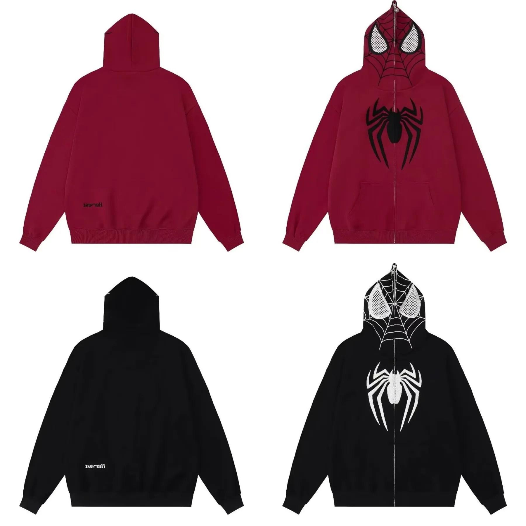 Spidey Masked Zip-Up Embroidered Hoodie - image 5