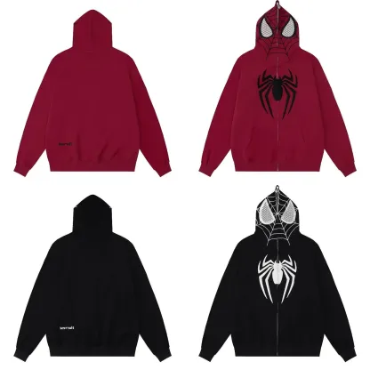 Spidey Masked Zip-Up Embroidered Hoodie - image 5