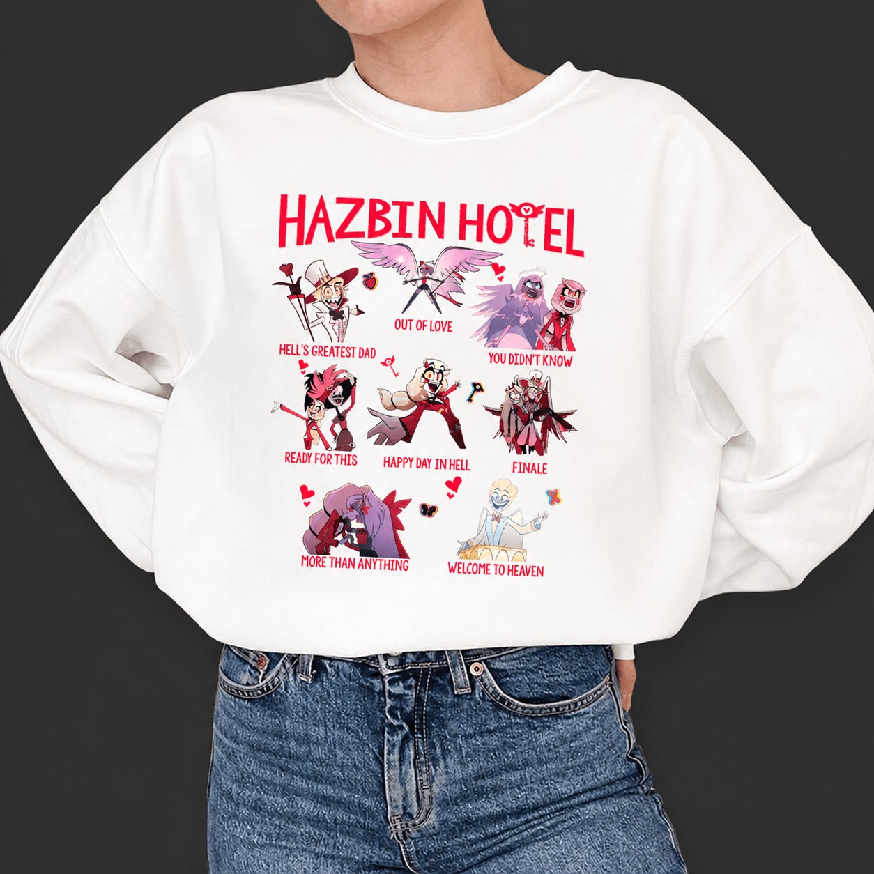 Hazbin Hotel Best Song Ranking Tshirt Sweatshirt Hoodie Ver 2
