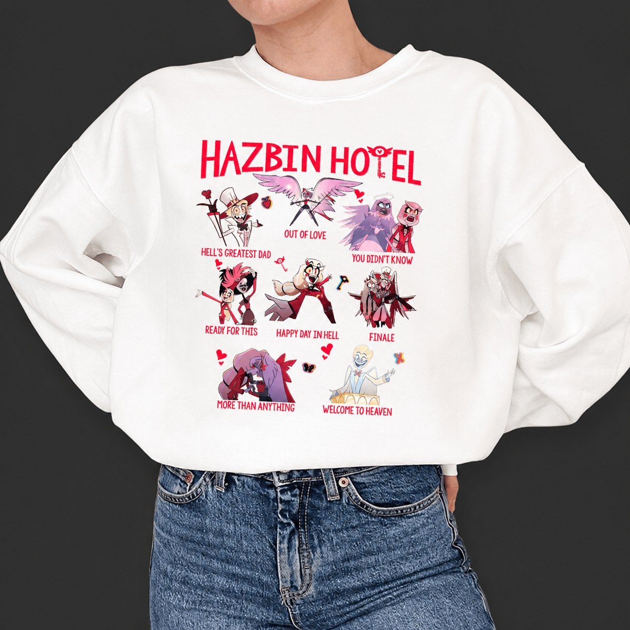 Hazbin Hotel Best Song Ranking Tshirt Sweatshirt Hoodie Ver 2