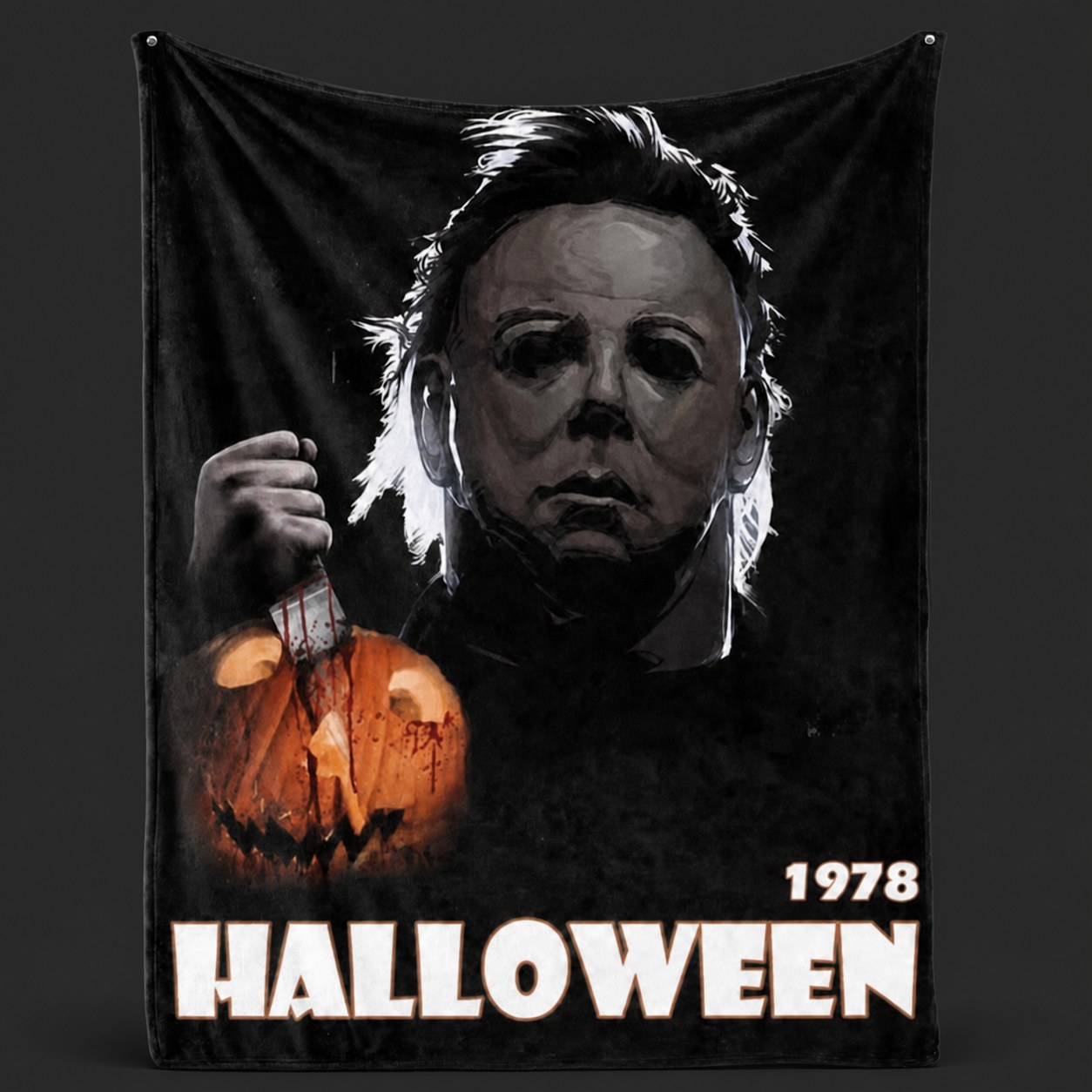  Halloween jack-o-lantern Horror Blanket