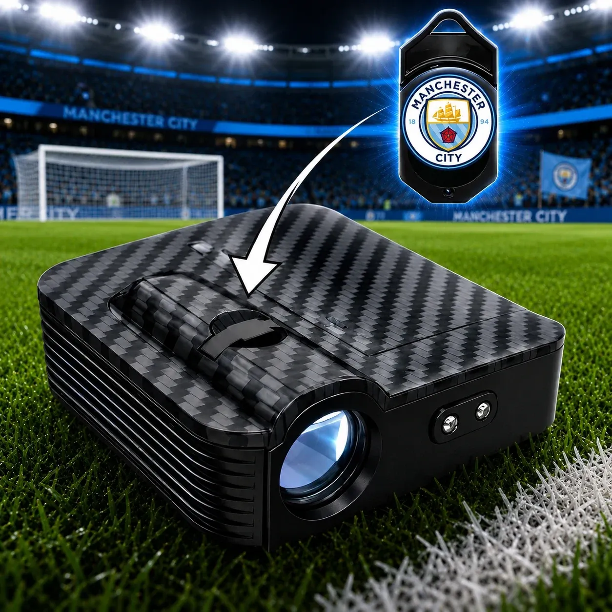 Football car door projector light