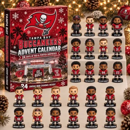 2026 Football Advent Calendar - Tampa Bay Buccaneers Edition Blind Box
