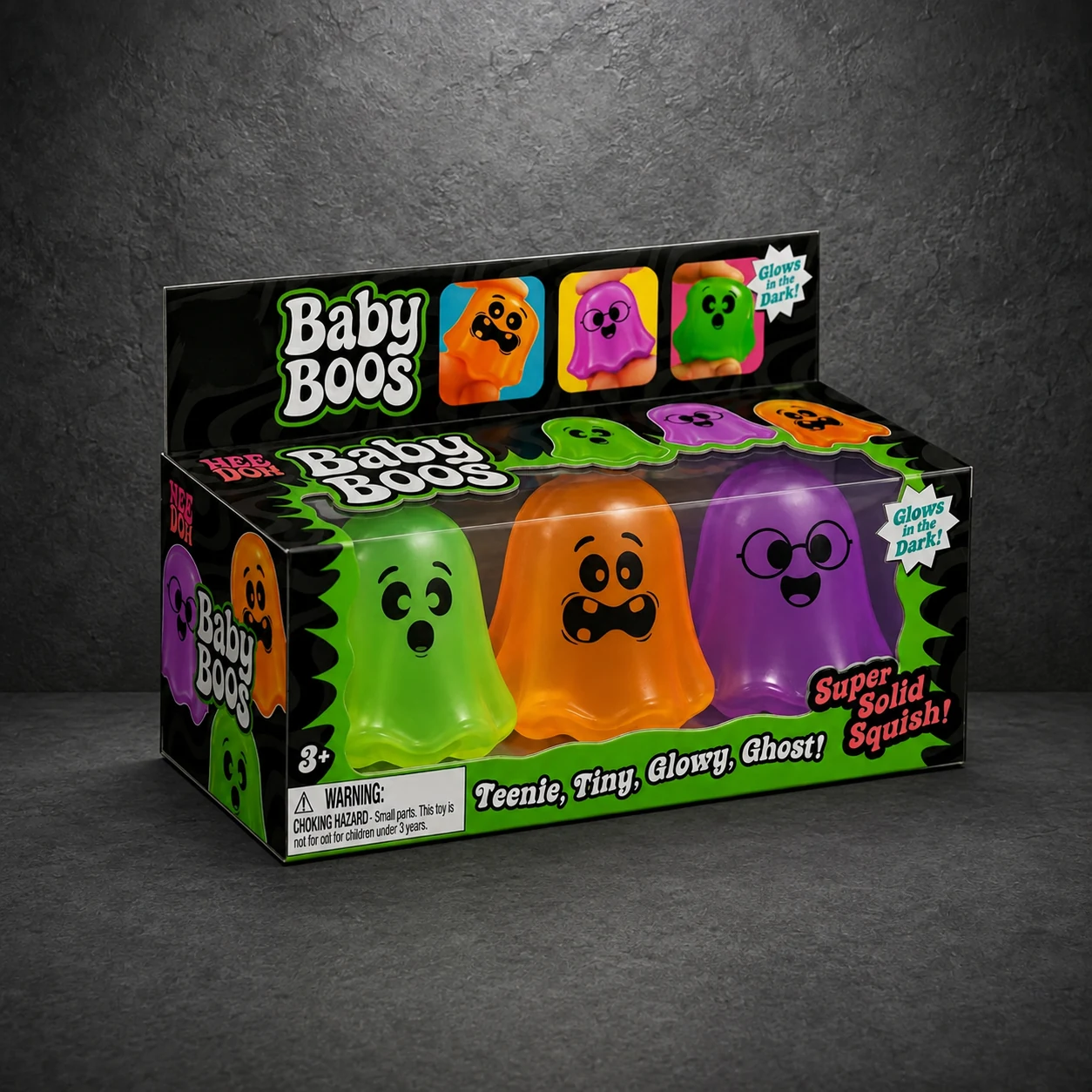 2026 Glow-in-the-Dark Ghost Squishy Set – Halloween Fidget Toy