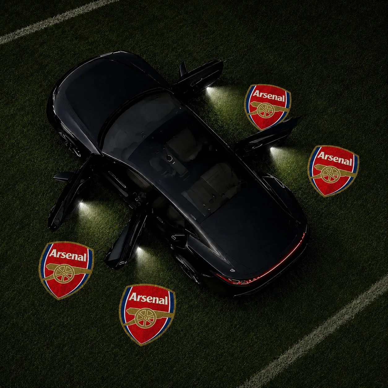 Football car door projector light