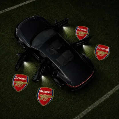 Football car door projector light